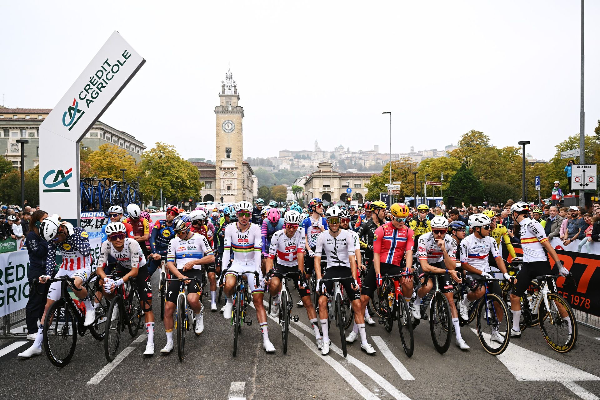 'We will not stand for this any longer' – Peloton unites in protest against unsafe racing conditions, delaying start of Il Lombardia
