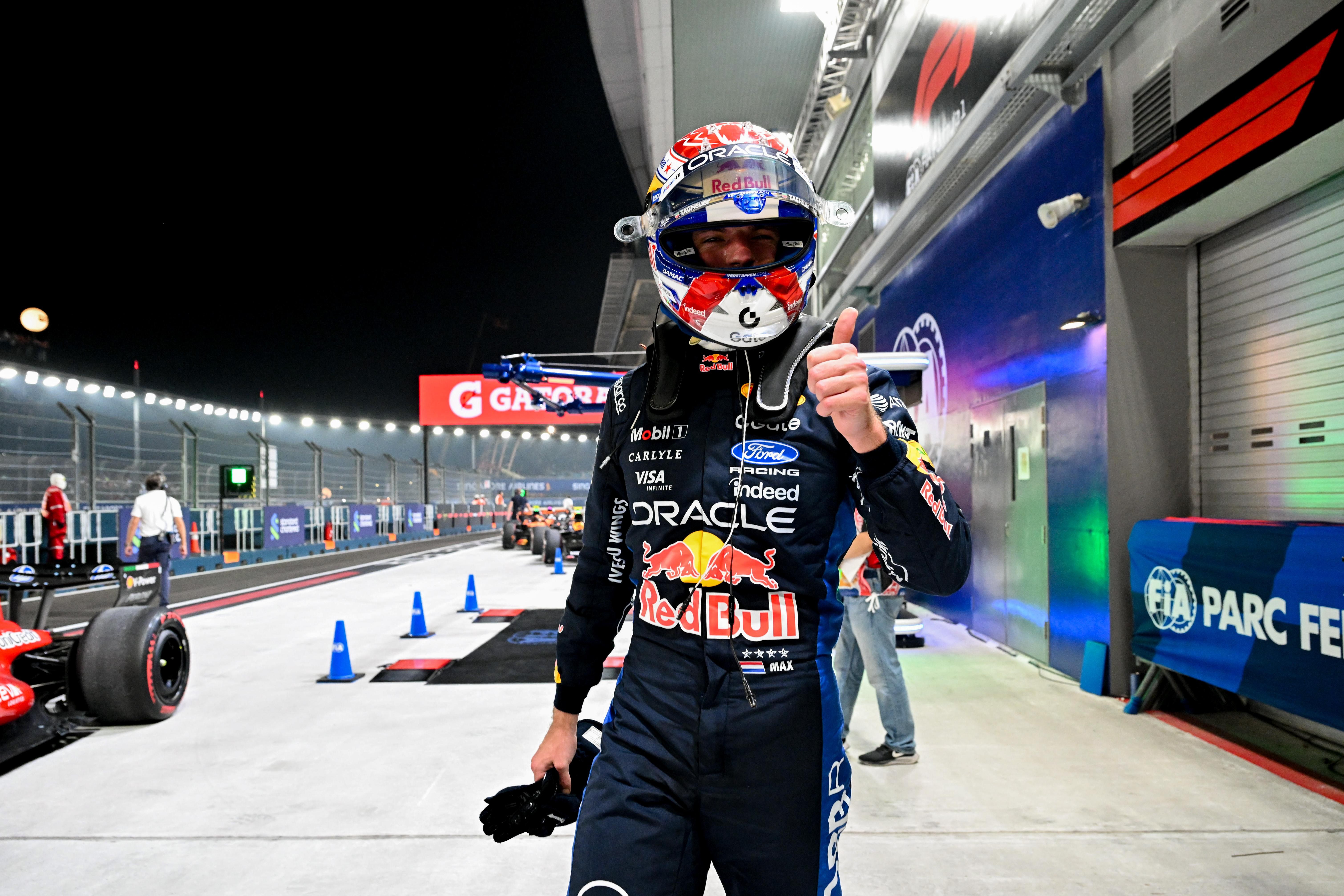 Singapore Grand Prix F1 qualifying results