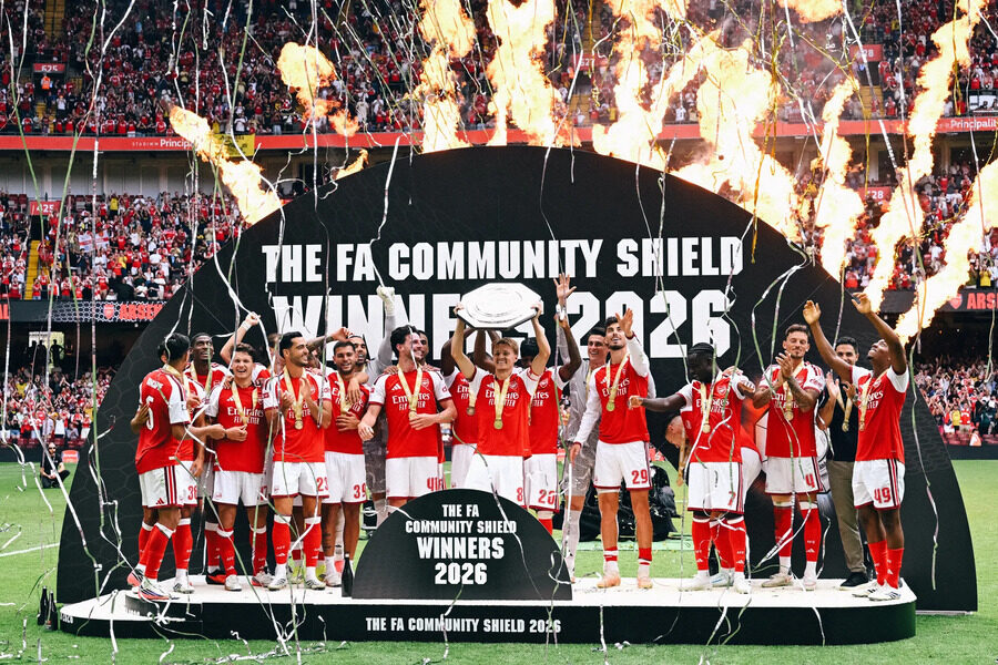Arsenal power past Man City 3-0 to lift 2026 Community Shield