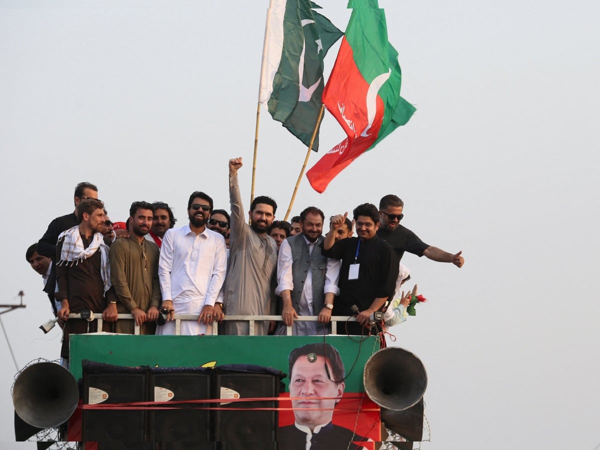 PTI terms proposed emergency in 12 K-P districts violation of 18th Amendment as long march enters seventh day