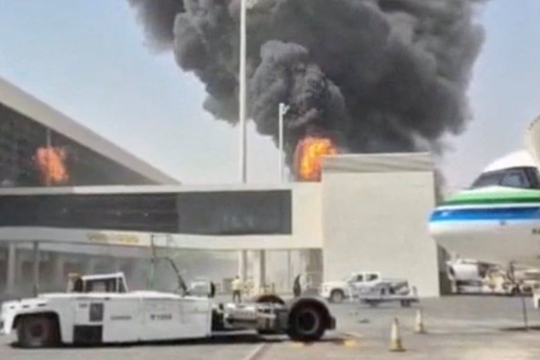 Middle East latest: Riyadh airport suspends operations after attack leaves several injured