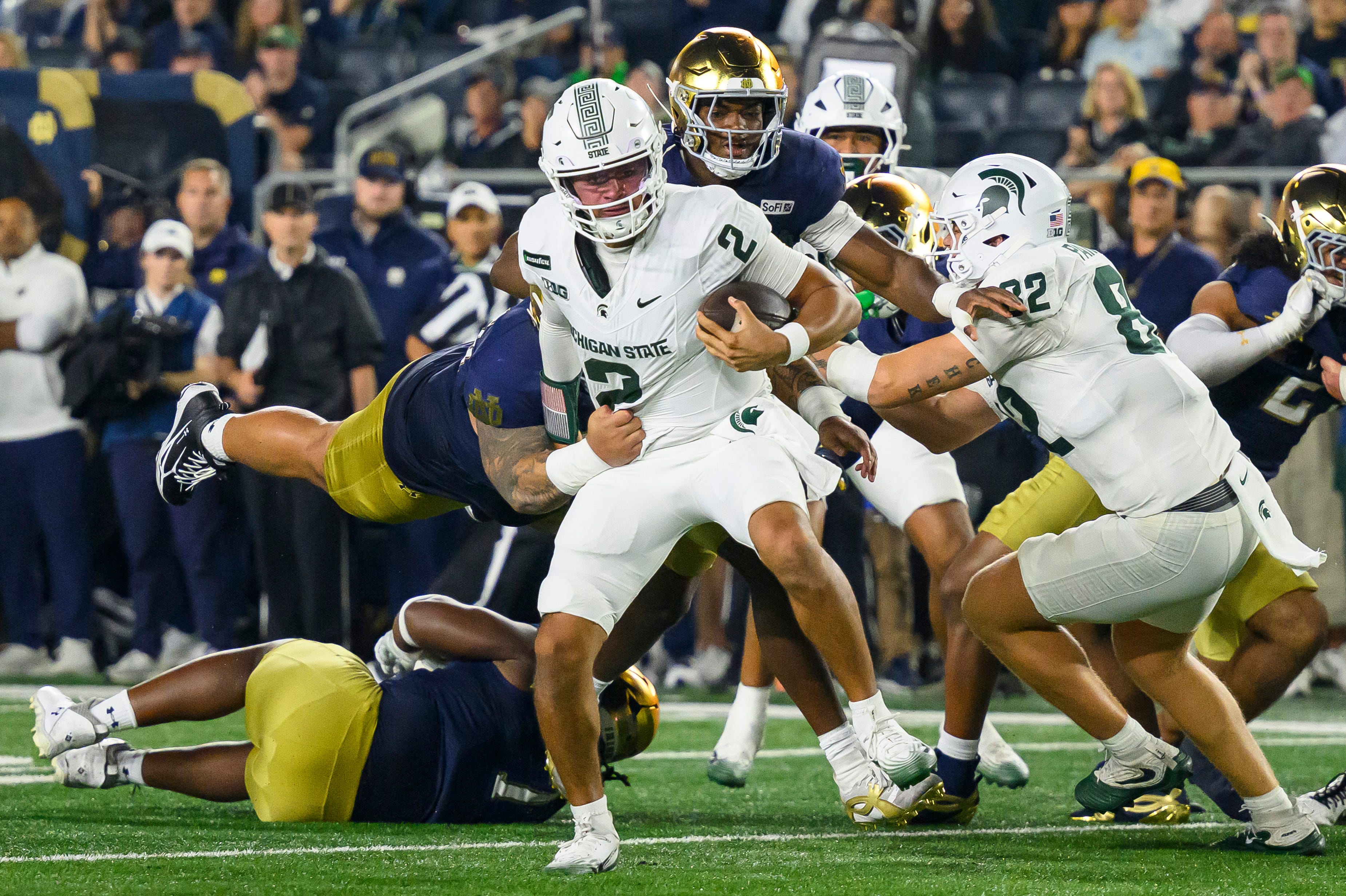 Key Michigan State gadget player on injured list for Illinois game