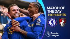 Henderson scores twice as five-star Chelsea thrash Bournemouth