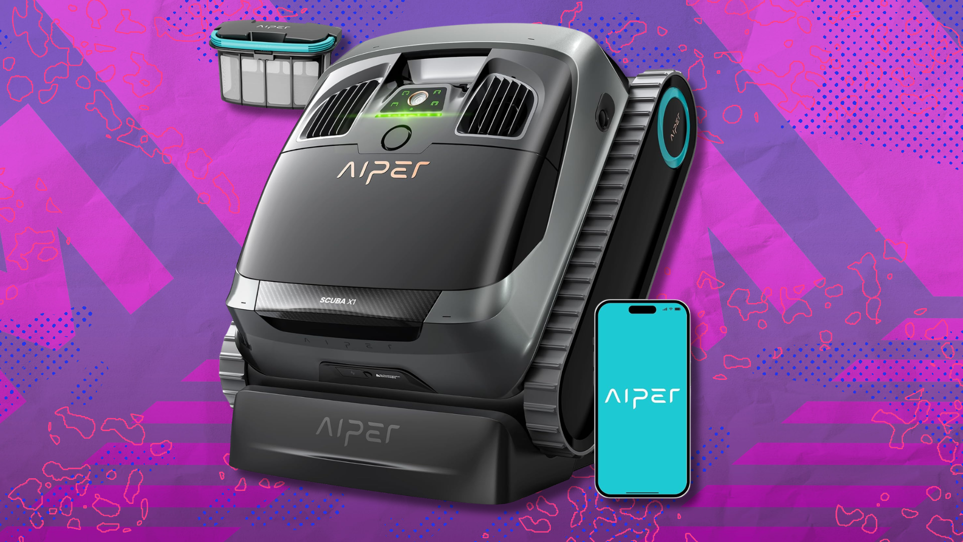 Keep your pool sparkling clean with 50% off the AIPER Scuba X1