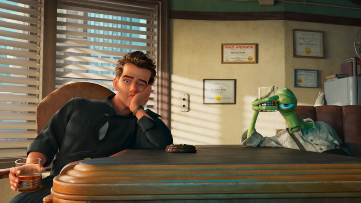 Ray Gunn gives Zootopia a run for its money in the weird metaphor department