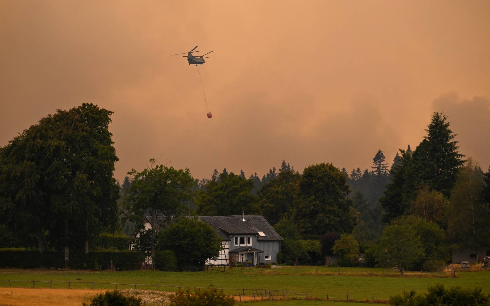 Belgium’s biggest wildfire on record heads towards Germany