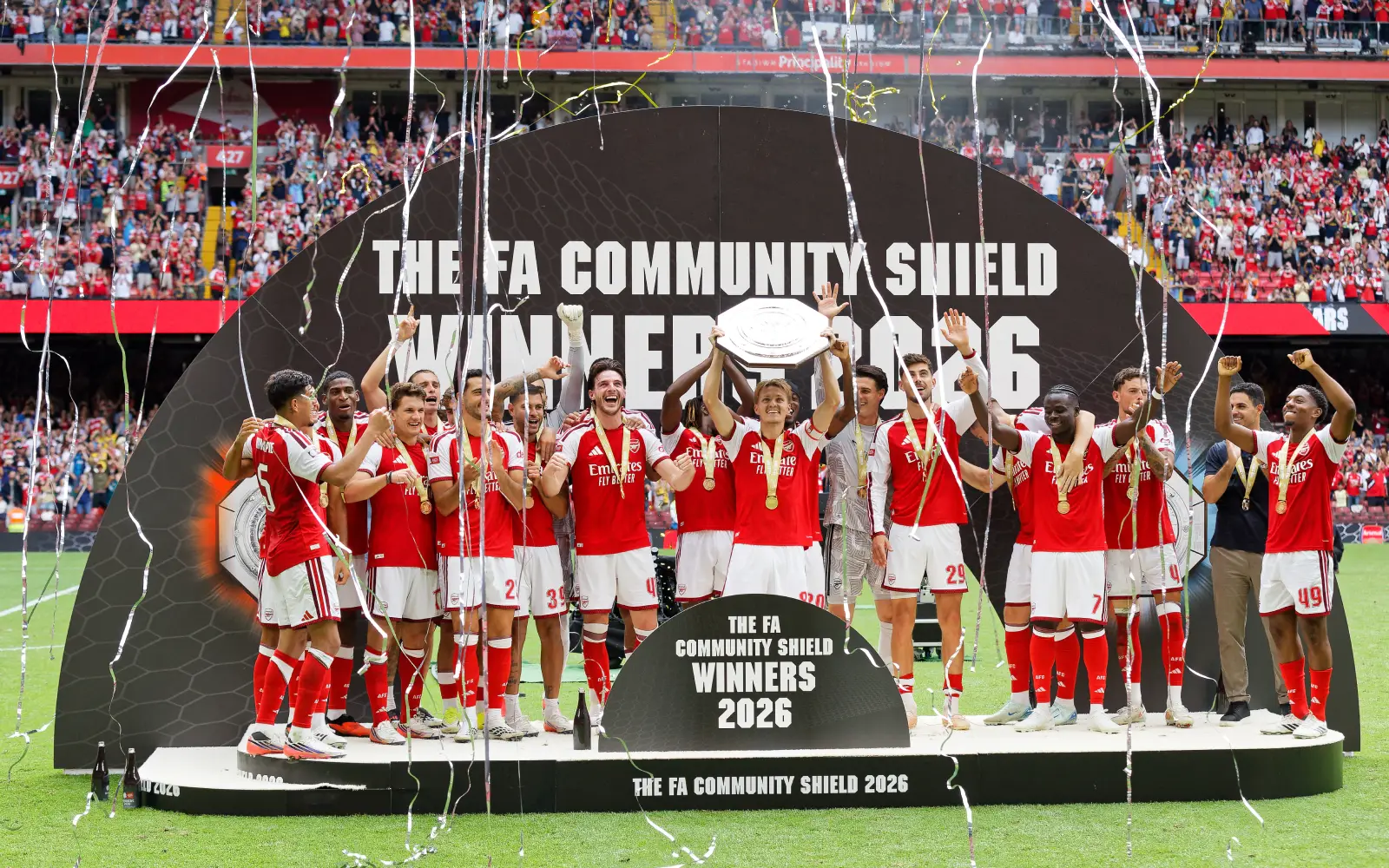 Arsenal rout Man City in Community Shield masterclass