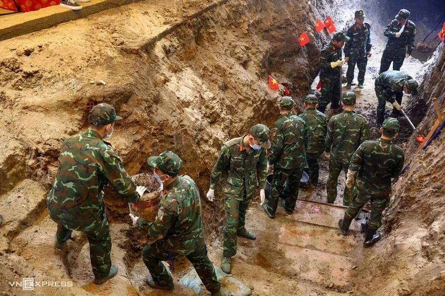 Remains of 311 soldiers found in mass graves underneath Ho Chi Minh City park