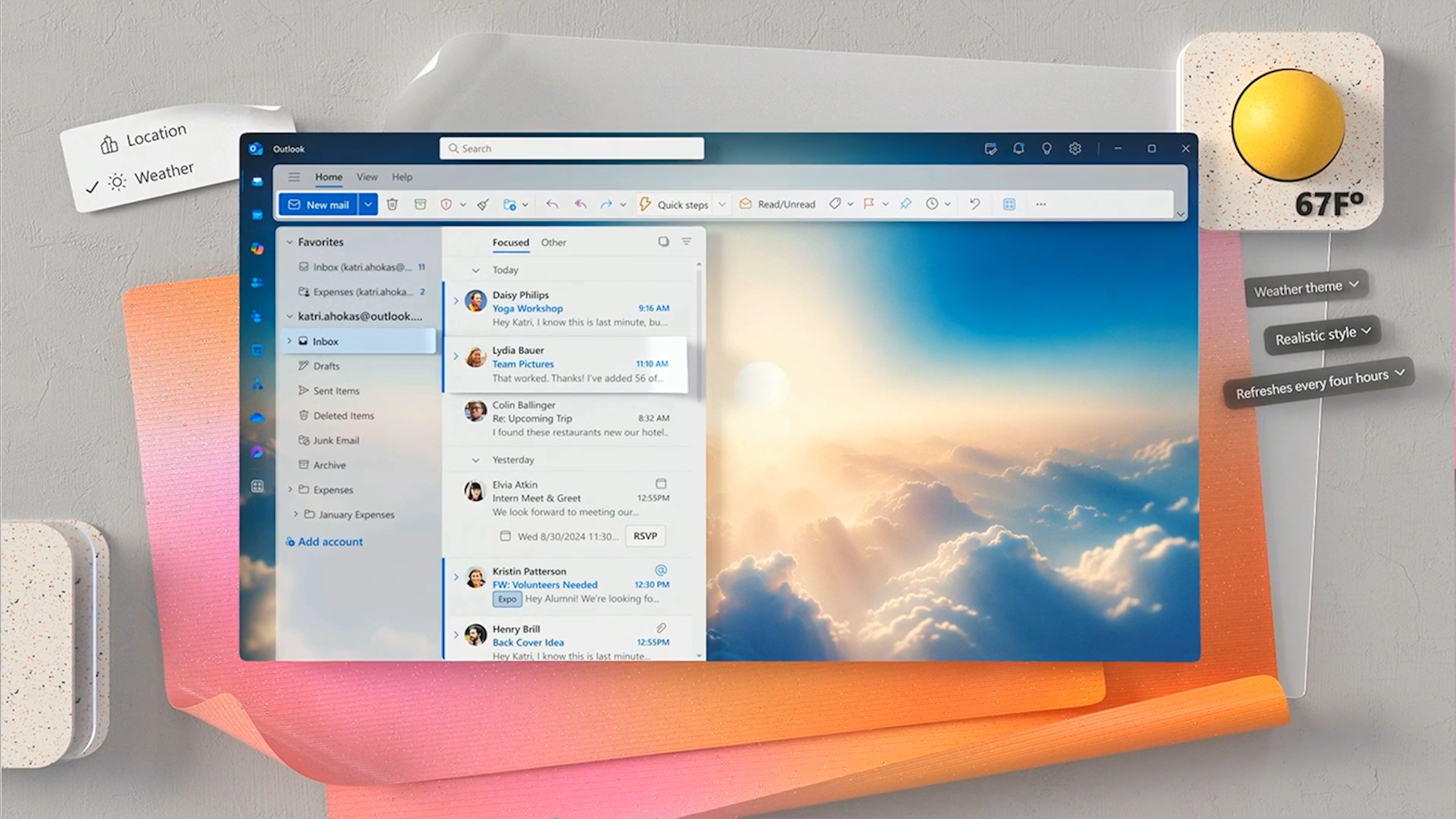 Two years since its release, Microsoft is killing off Outlook's Themes by Copilot feature