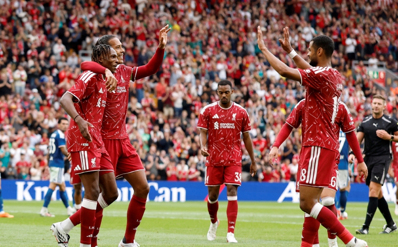Jacquet scores on Liverpool debut in friendly win over Como