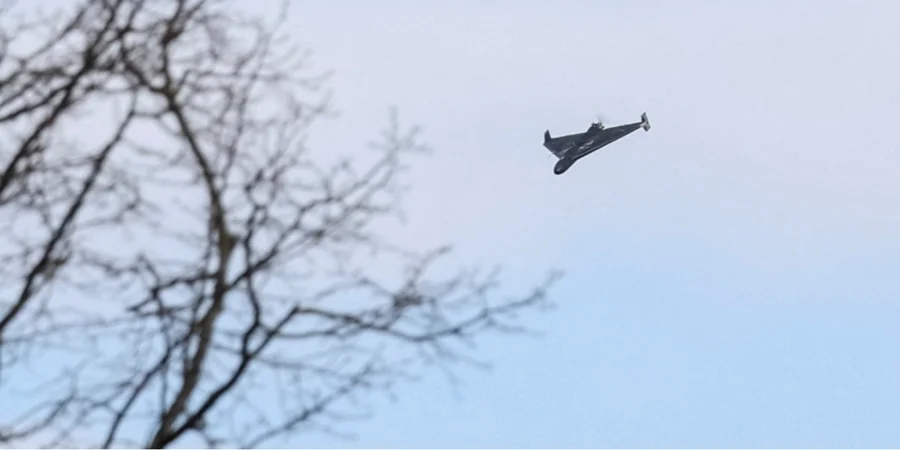 Satellite images show craters at Russian drone site after attack
