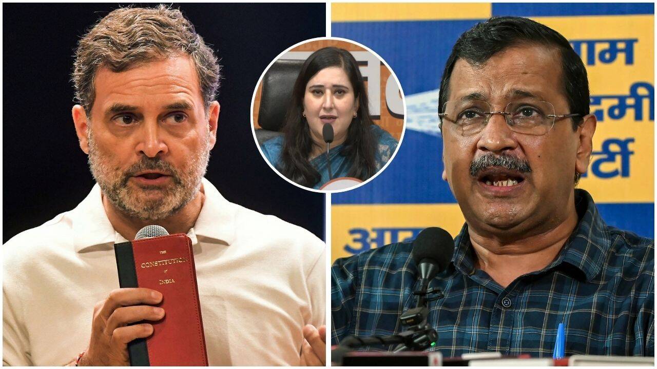 ‘Competition of anarchy’: BJP hits out at Rahul, Kejriwal amid anti-CEC protest row