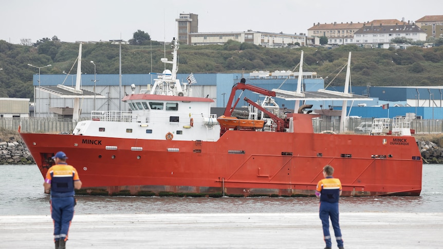 More than 150 migrants saved from burning boat in English Channel
