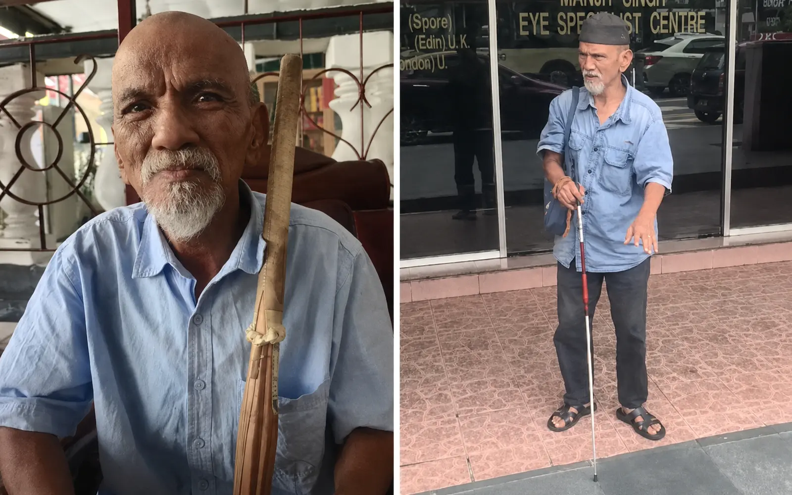 After four years of poor vision, Din can see clearly again