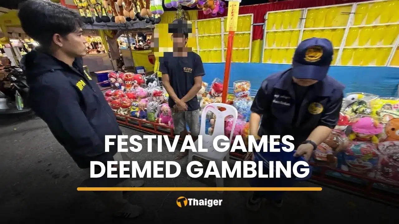 Man arrested after Phuket officials deem festival games gambling