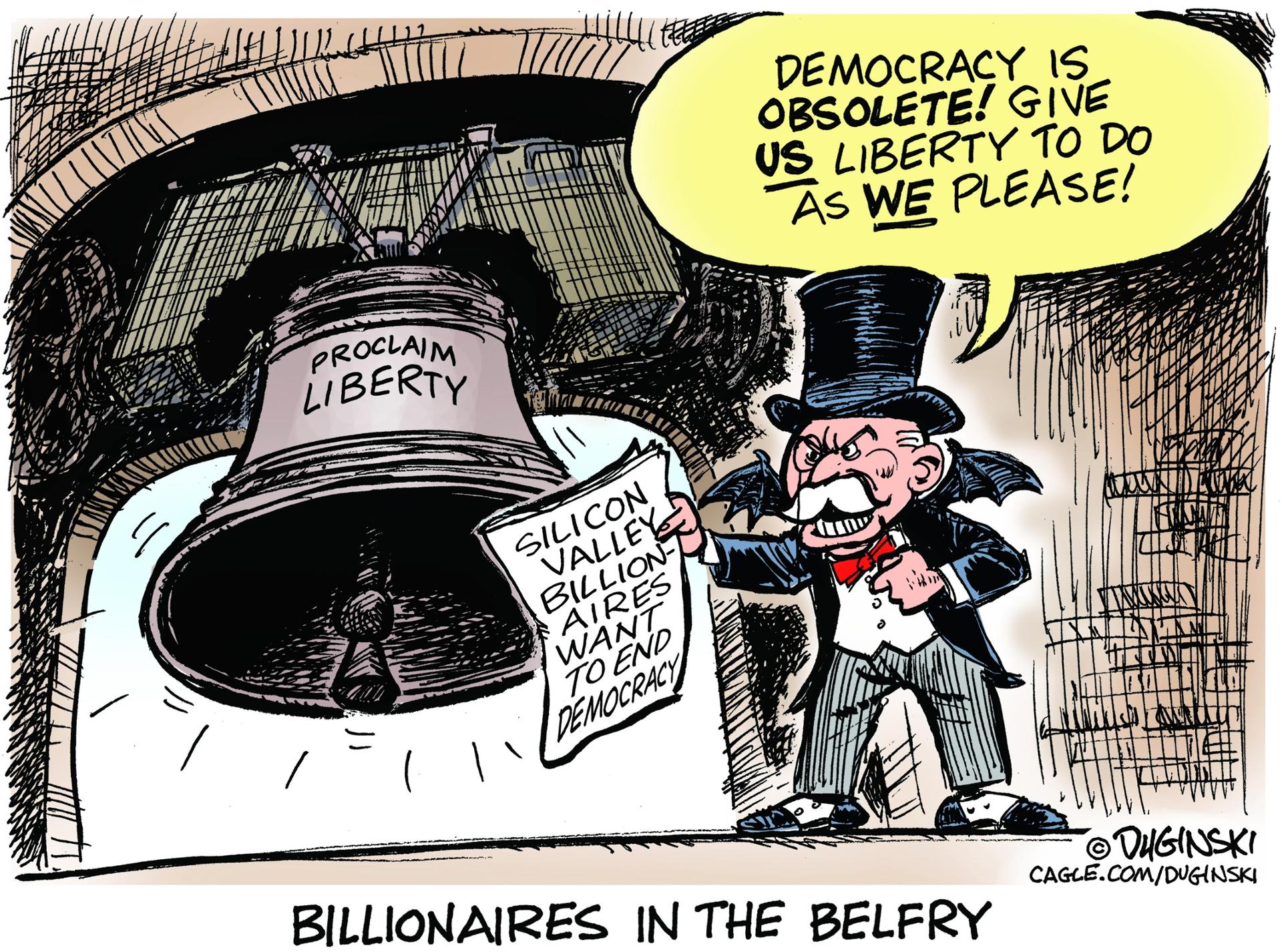 Silicon Valley billionaires target Liberty Bell