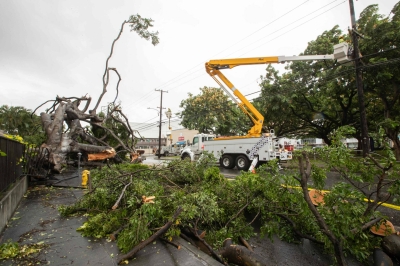 Lala leaves one dead in Hawaii with heavy rain, wind to come