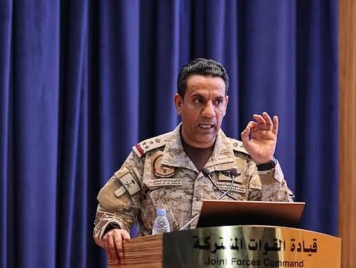 Saudi-led coalition says 'intercepted and destroyed' Houthi ballistic missile