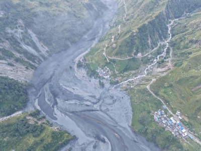 Five people missing after Nepal flash floods sweep away houses