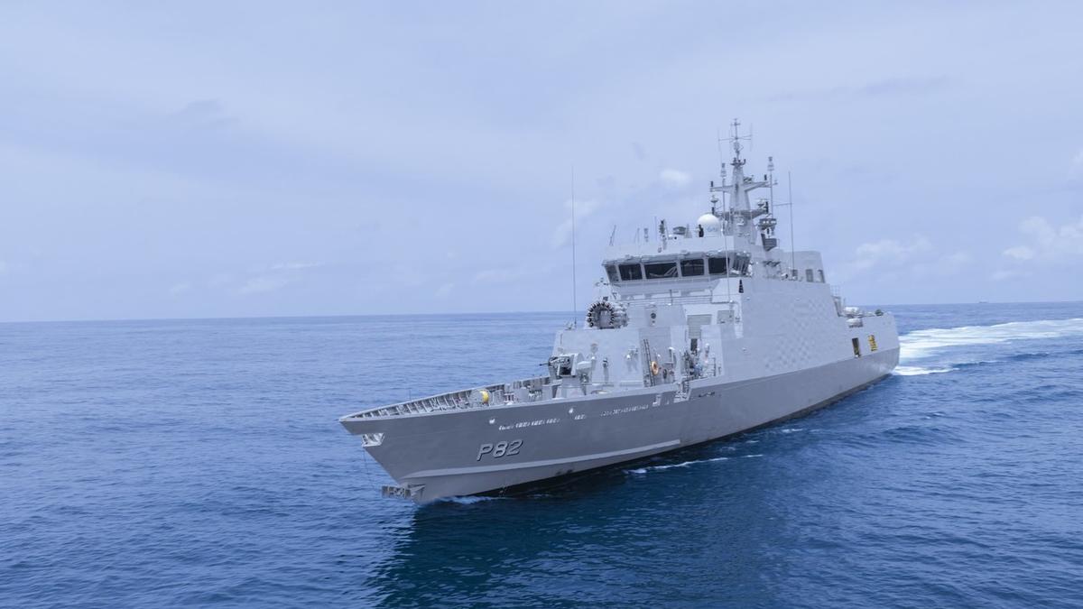 INS Mangrol, anti-submarine warfare shallow water craft, inducted into Navy
