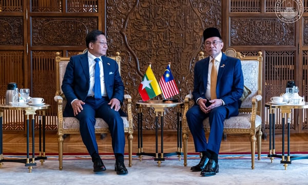 Myanmar’s Min Aung Hlaing to Visit Indonesia and Brunei, Regime Spokesperson Says