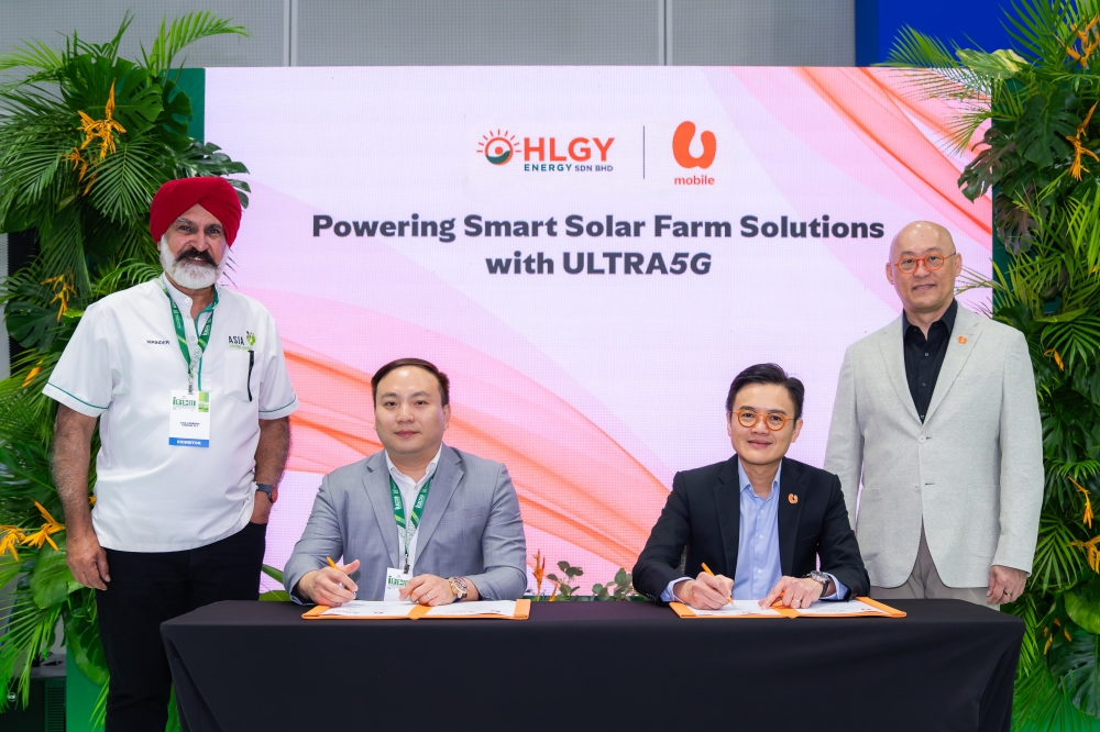 U Mobile and HLGY Energy collaborate on smart solar farm solutions powered by private 5G connectivity