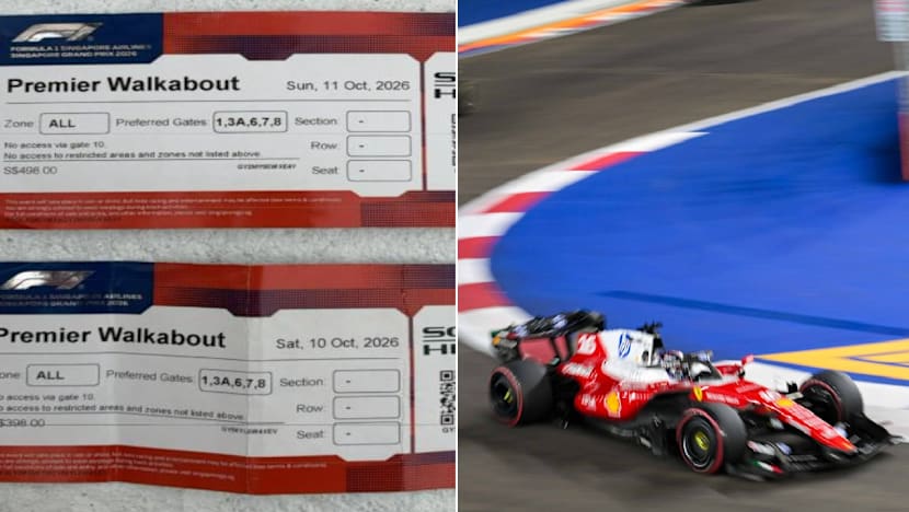 Man charged with trespassing into F1 Singapore Grand Prix event area