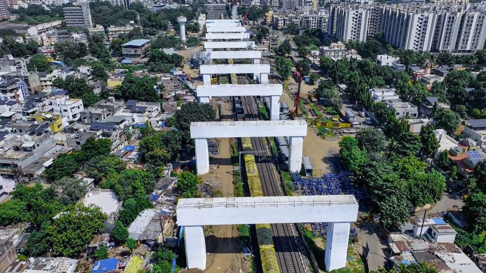 India’s first bullet train project clears major construction challenge on Delhi-Mumbai rail route in Vadodara