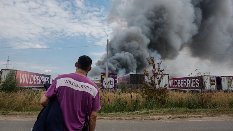 Ukraine launches one of its largest aerial attacks of its war with Russia