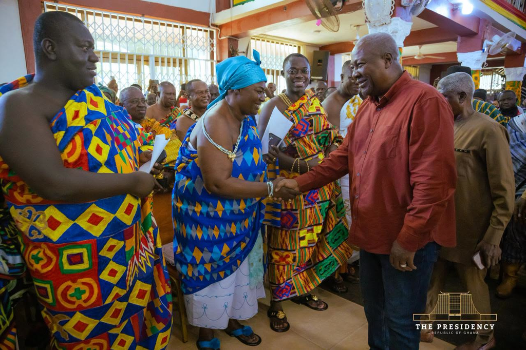 Mahama reaffirms commitment to equitable development across Ghana