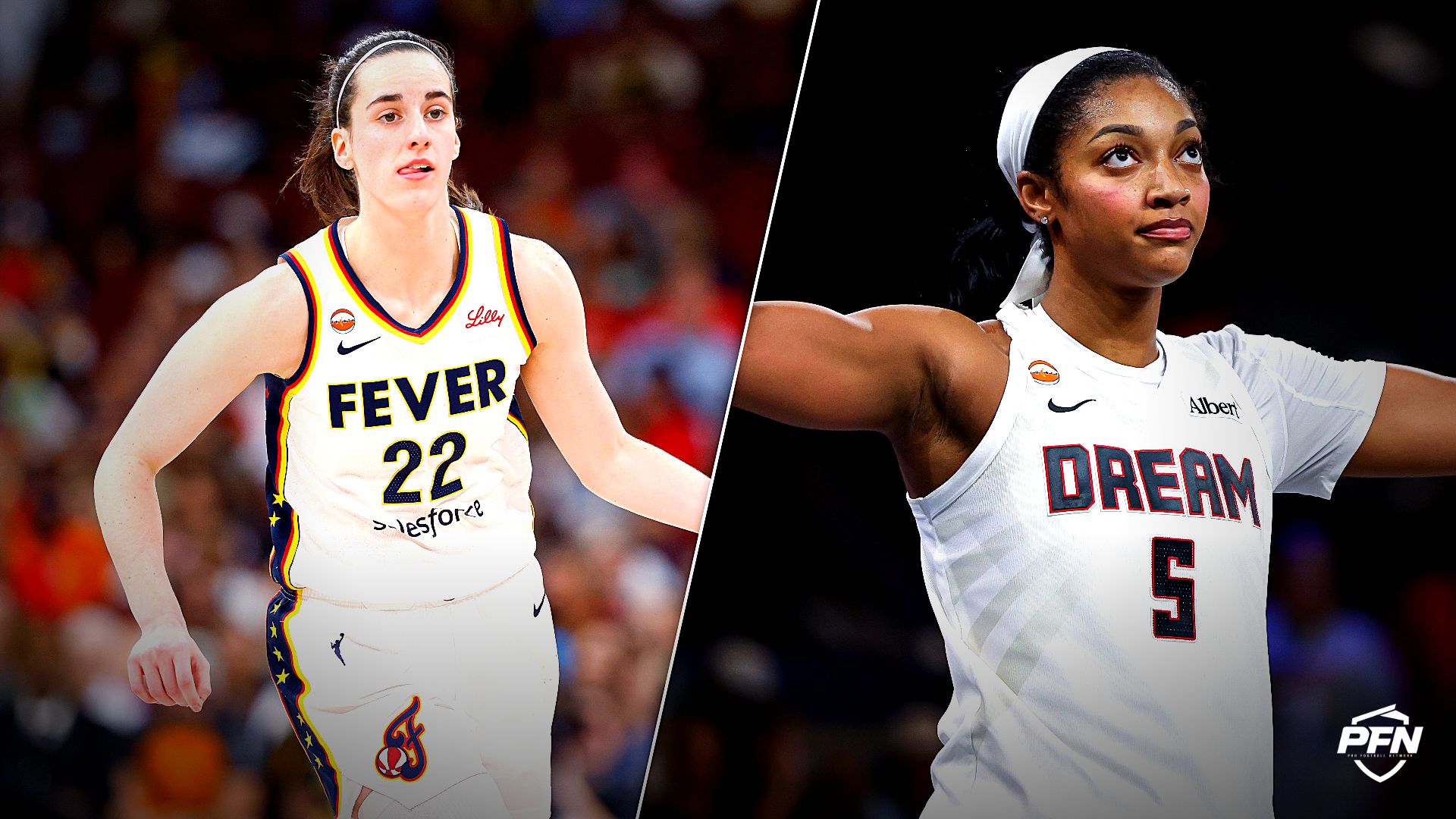 ‘Beautiful,’ ‘Step-Back Assassin’ — WNBA Fans Hyped As Caitlin Clark Hits 3-Pointer Over Angel Reese in Fever-Dream Clash