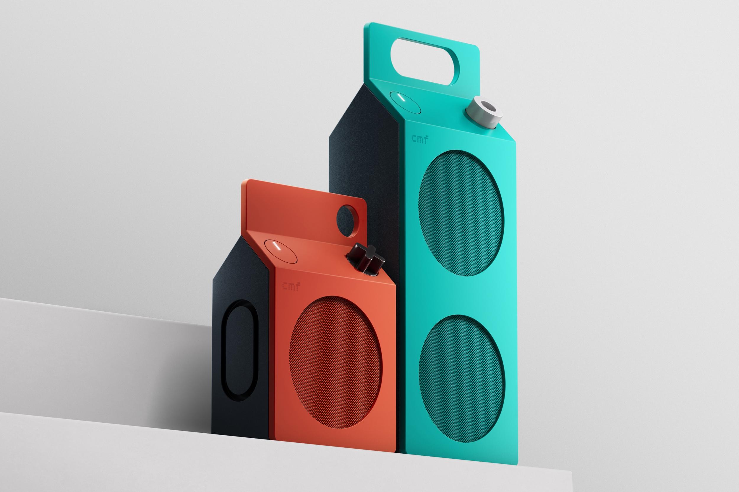 CMF’s first wireless speakers look like musical milk cartons