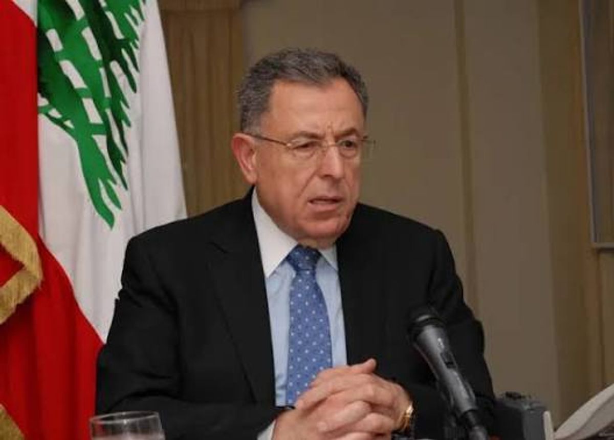 Former Lebanese PM Siniora accuses Iran of directing Houthis against Saudi Arabia