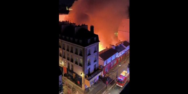 Paris's historic Marché des Enfants-Rouges destroyed after fire, in images
