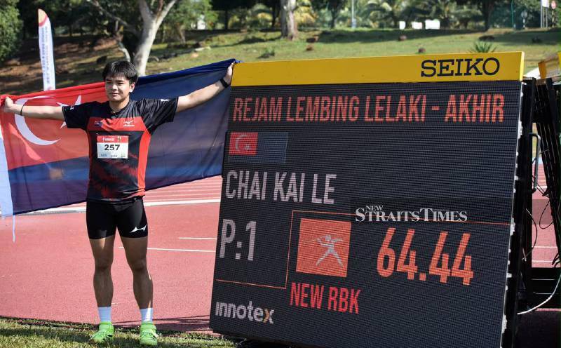 Johor debutant Kai Le smashes 26-year-old Sukma javelin record
