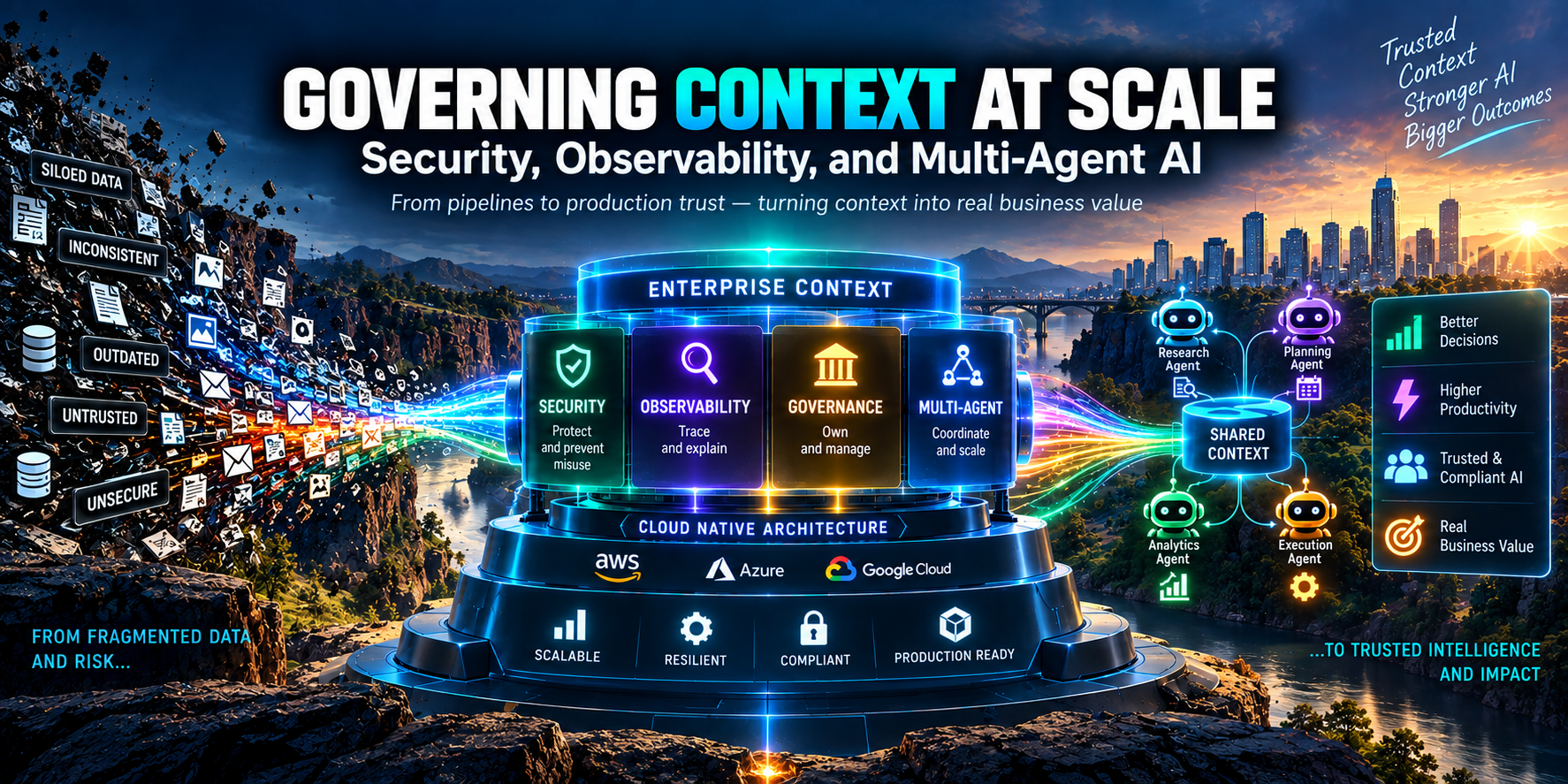 Governing Context at Scale: Security, Observability, and Multi-Agent AI