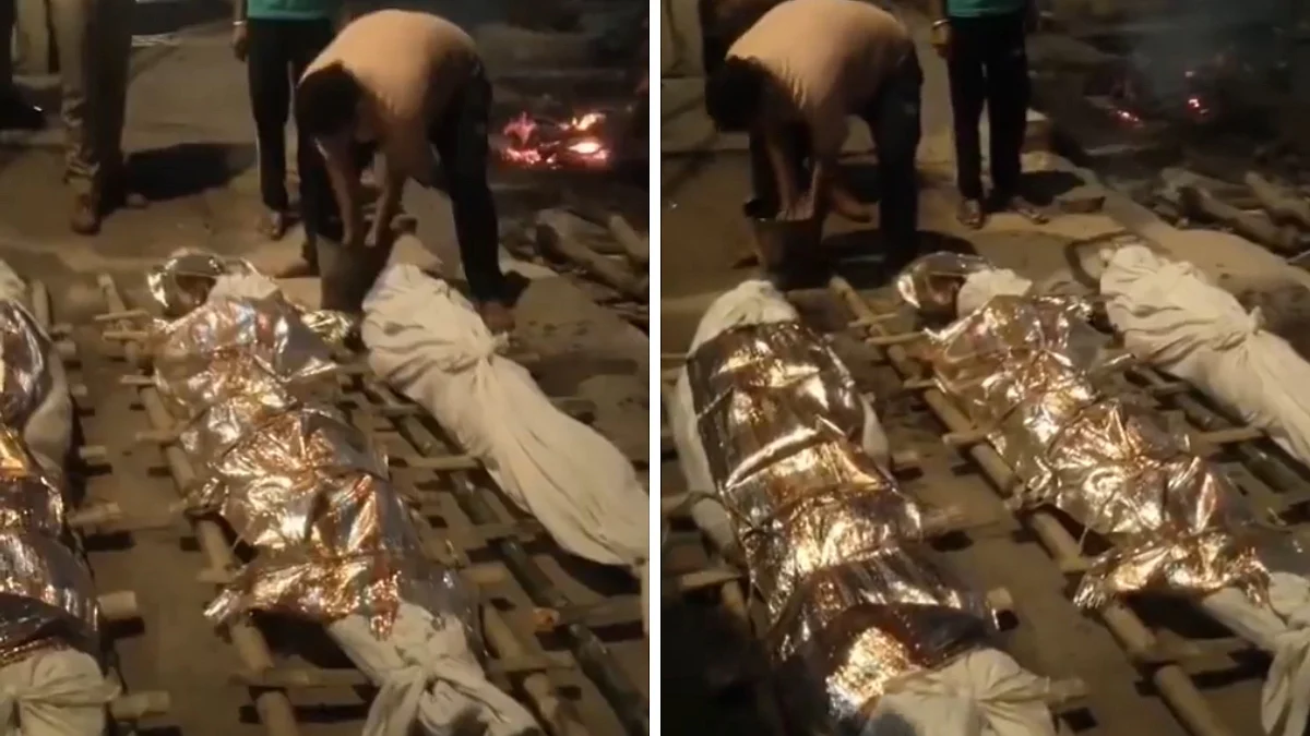 Maharashtra Businessman Dies After Seeking Blessings In Kashi, Wife & Son Found Dead In Hotel Room Later; Heartbreaking Video Allegedly Shows Last Rites