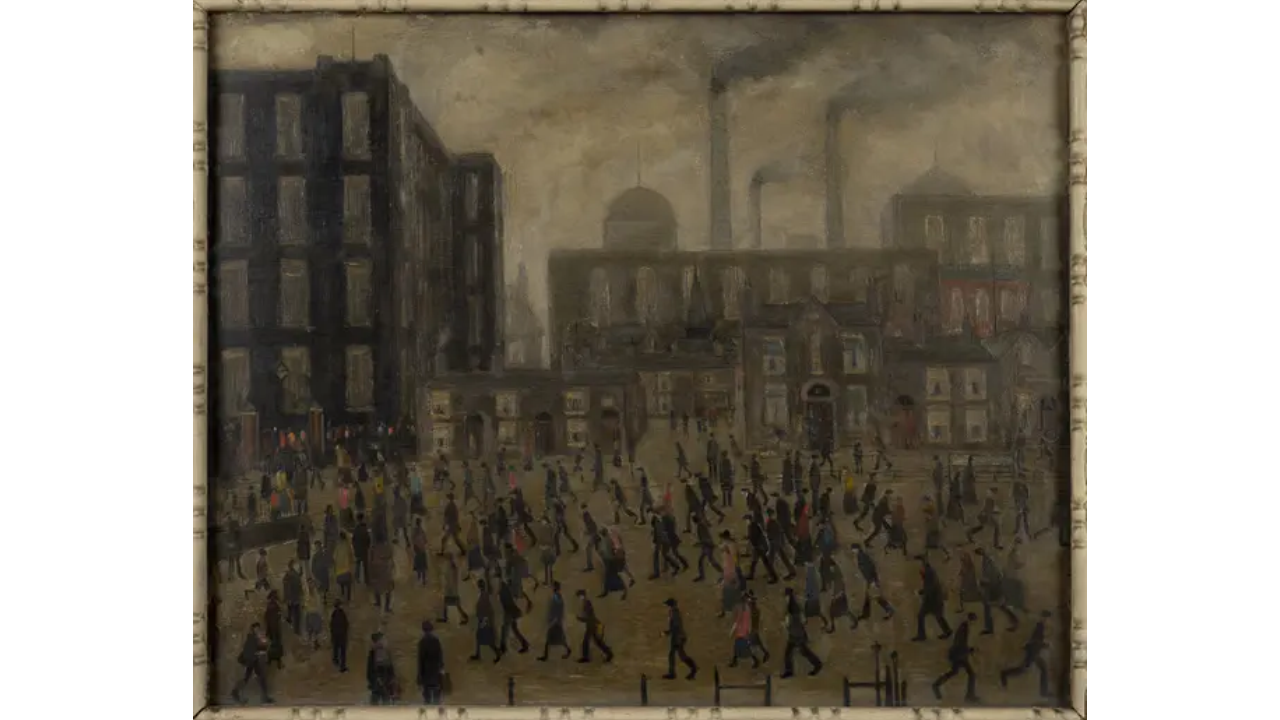 £10 Lowry painting kept 99 years sells for £805,200 at auction