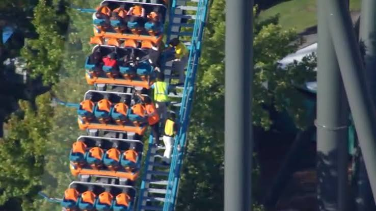 One dead and several hurt after rollercoaster incident at Six Flags