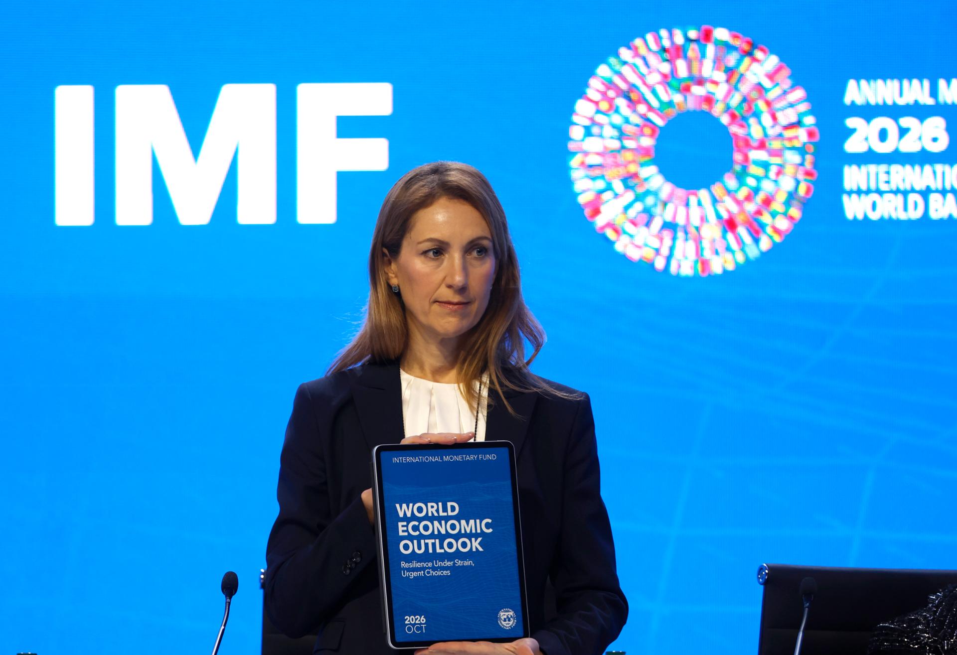IMF raises its forecast for world growth this year but warns of risks from AI boom and debt