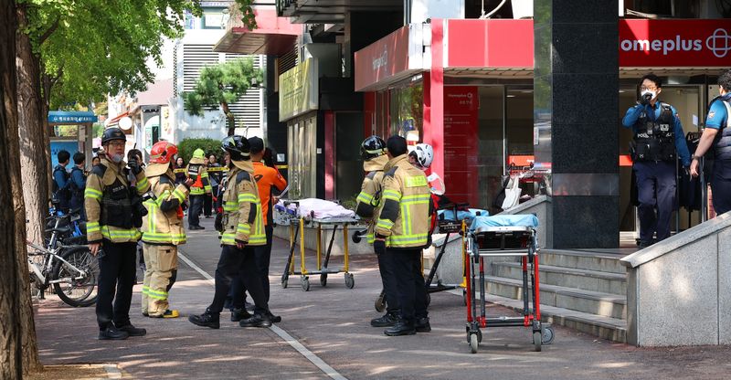 Eight people hurt in supermarket stabbing in South Korea’s Incheon, police say