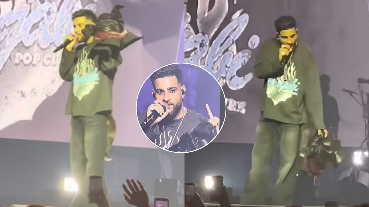 'Tu Pagal Hai?': Angry Karan Aujla Confronts Fan For Throwing Jacket At Him During His Concert In Australia—VIDEO