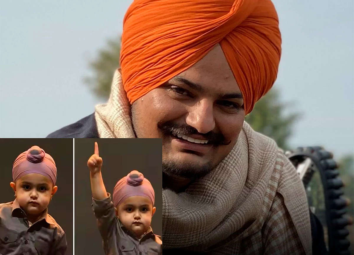 Sidhu Moose Wala’s 2-year-old brother recreates his iconic ‘thaapi’ gesture in Toronto