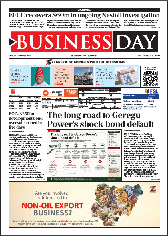 BusinessDay 17th Aug 2026