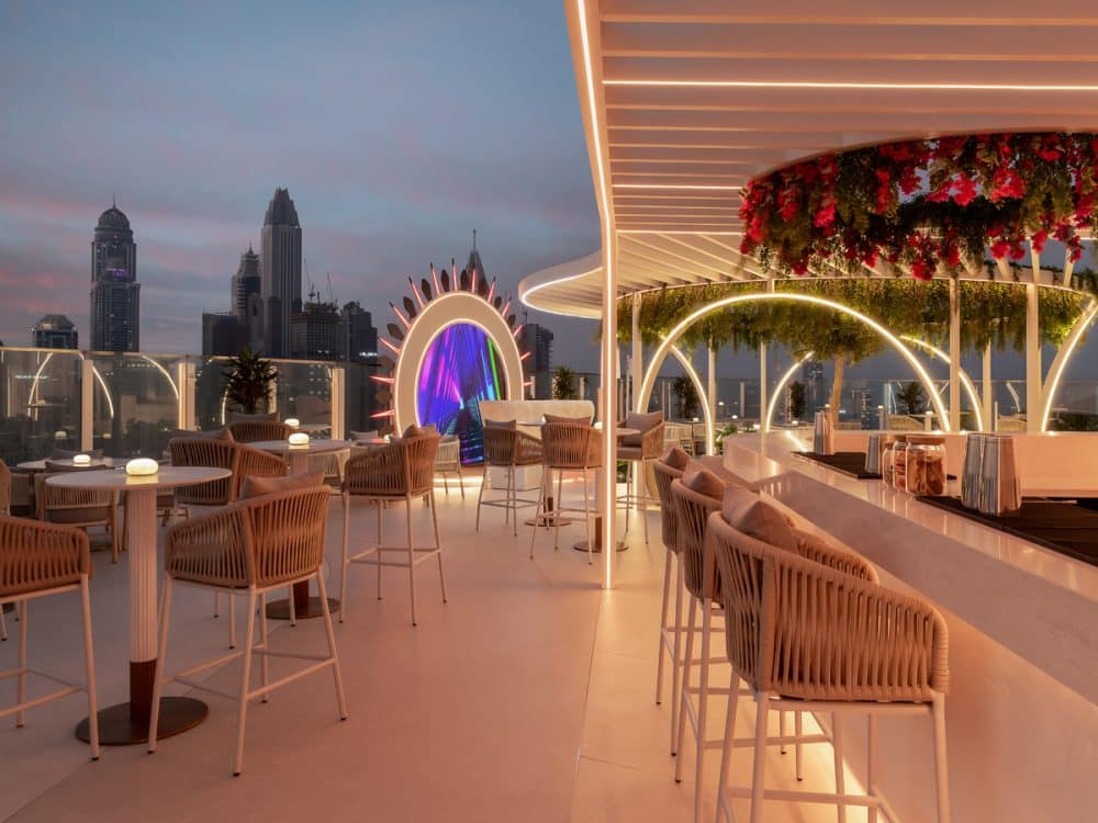 This Dubai rooftop spot is back for sunset dinners, brunches and skyline views