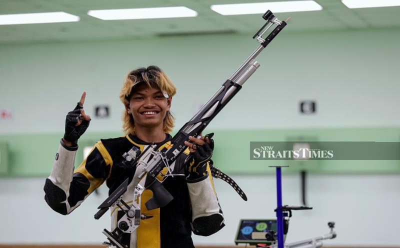 Nazirul sets his sights on gold rush after record Sukma win