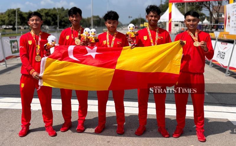 Selangor battle headwinds to claim first team time trial Sukma gold