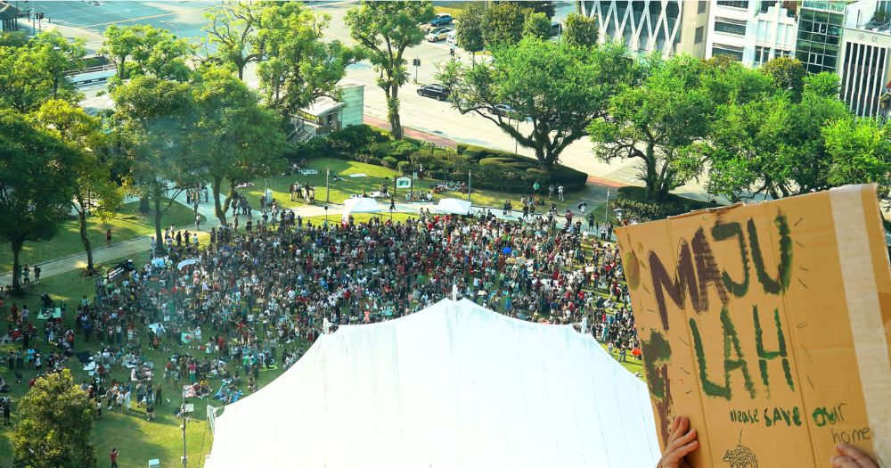 Over 2,000 people turn up at Hong Lim Park over Maju Forest & Gillman Barracks plans