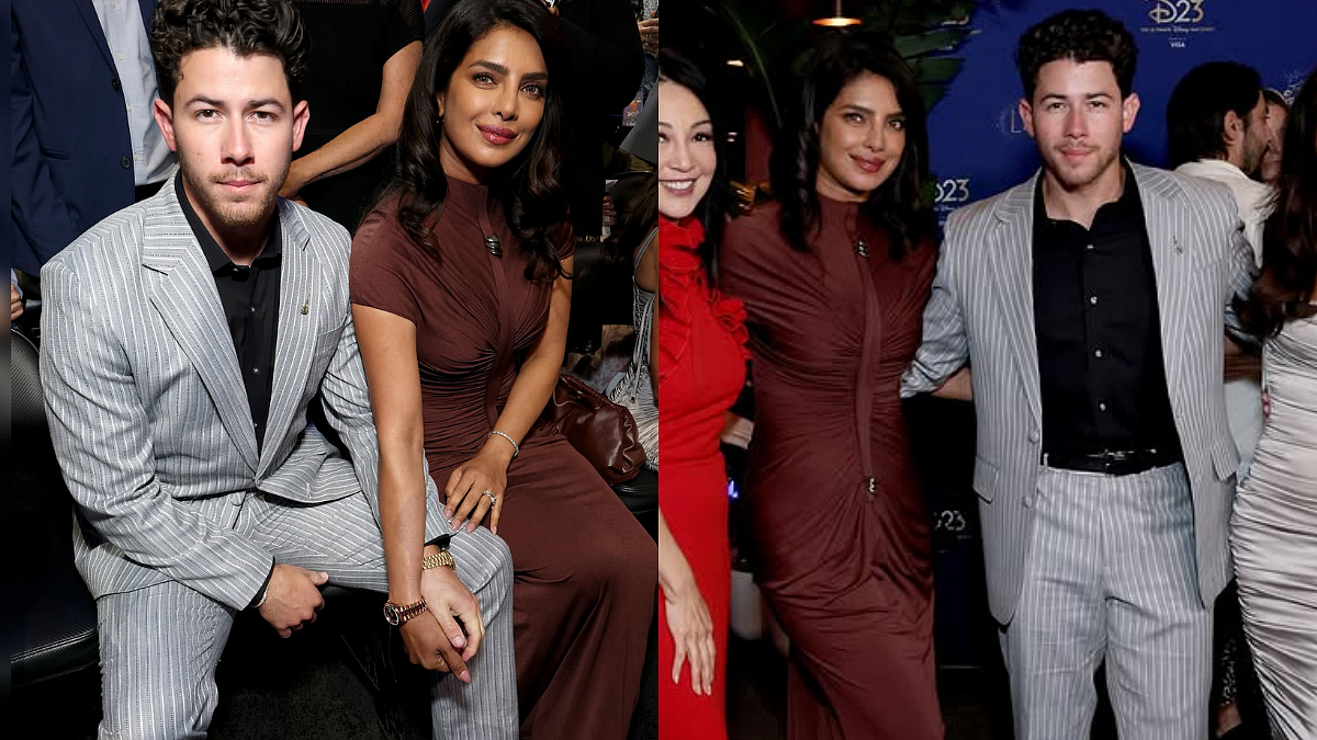 Priyanka Chopra Cheers For Nick Jonas & His Brothers At Disney Legends In Ruched Brown Dress | Pics Inside