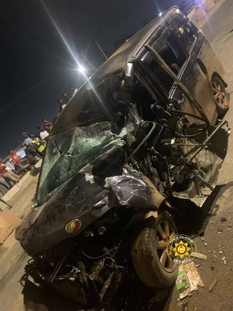 One dead, eight injured in head-on crash on Kasoa–Winneba Road